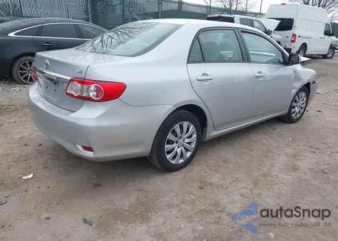 2012 Toyota Corolla Le z USA, uszkodzony, nr VIN 2T1BU4EE5CC861919